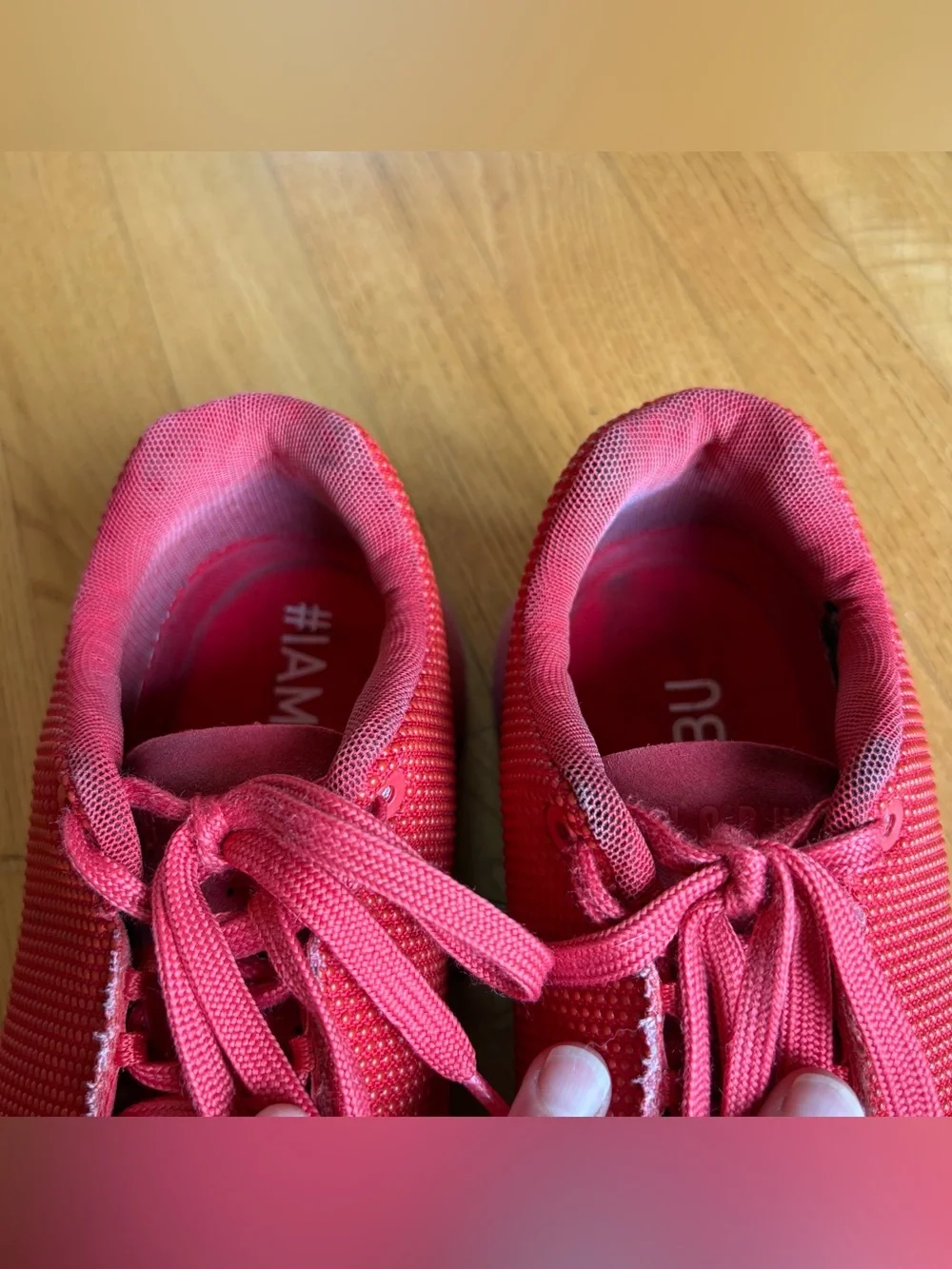 NOBULL Outwork cross-training shoes Super fabric Red Women’s Size 9 Sneakers